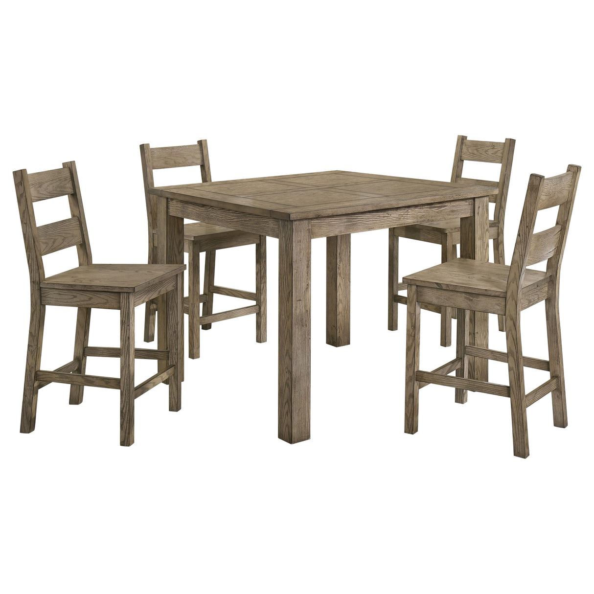 Cardova 5-Piece Counter Height Dining Set, Vineyard Oak