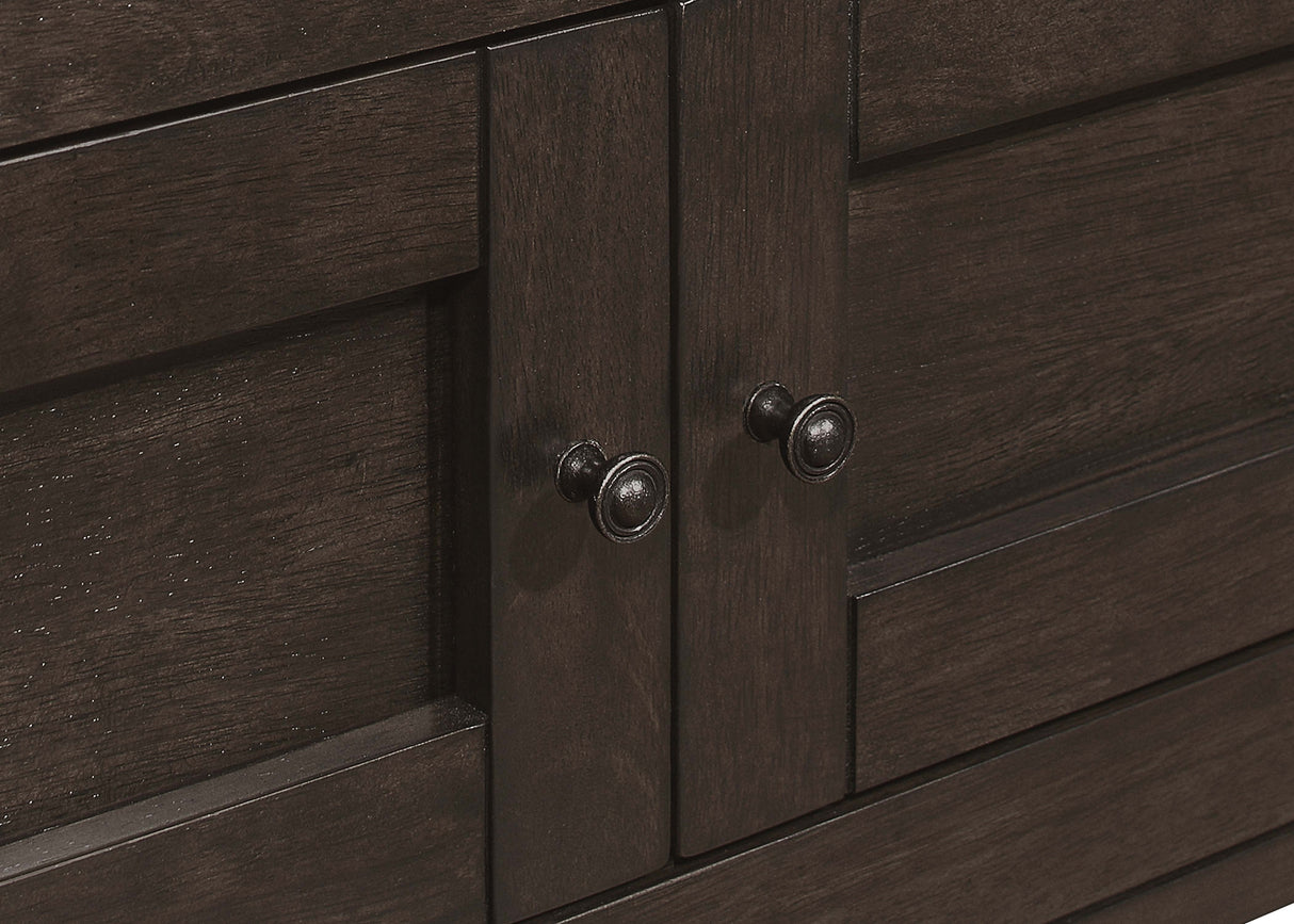 Prentiss 78-Inch Extension Counter Dining Table Cappuccino