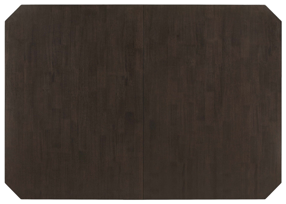 Prentiss 78-Inch Extension Counter Dining Table Cappuccino