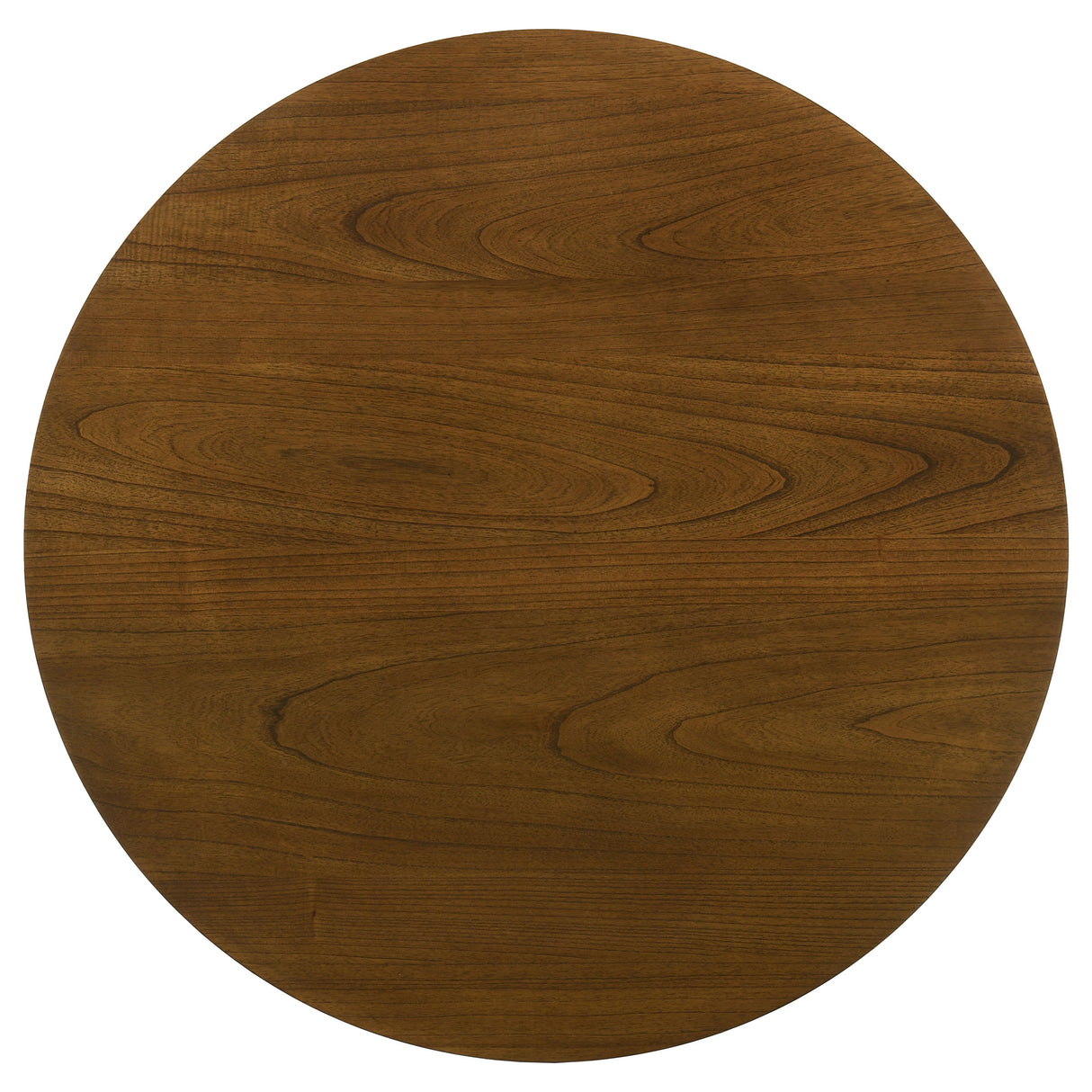 Mueller 48" Round Mindi Veneer Dining Table in Brown