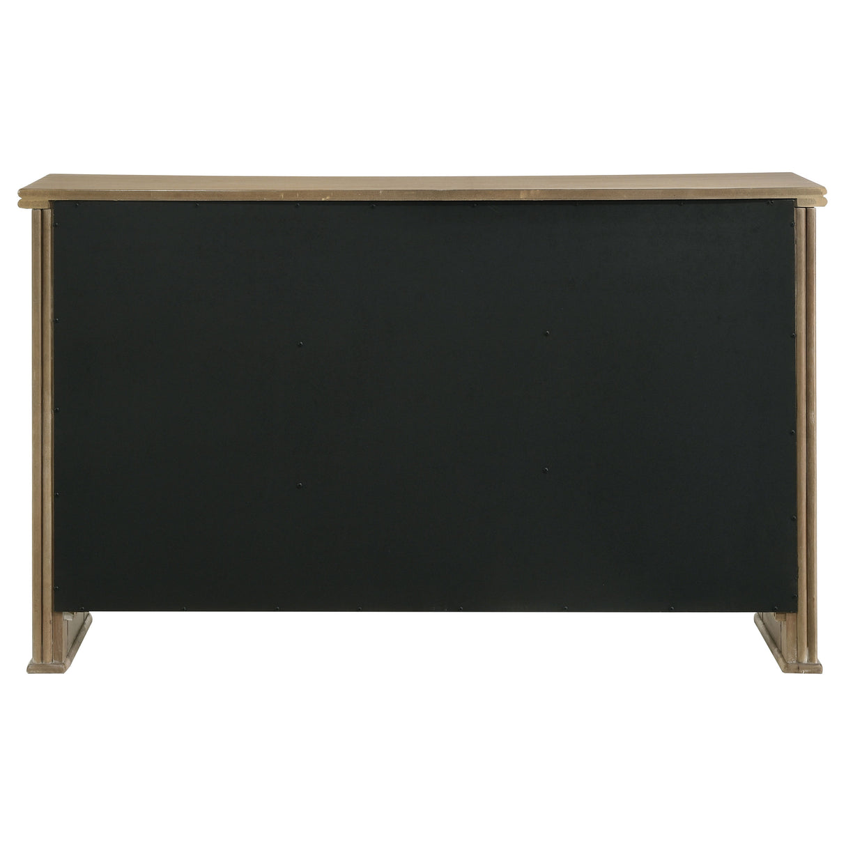 Adina 3-Door 59-Inch Sideboard in Distressed Light Brown