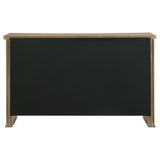 Adina 3-Door 59-Inch Sideboard in Distressed Light Brown