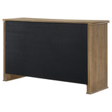 Adina 3-Door 59-Inch Sideboard in Distressed Light Brown