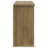 Adina 3-Door 59-Inch Sideboard in Distressed Light Brown