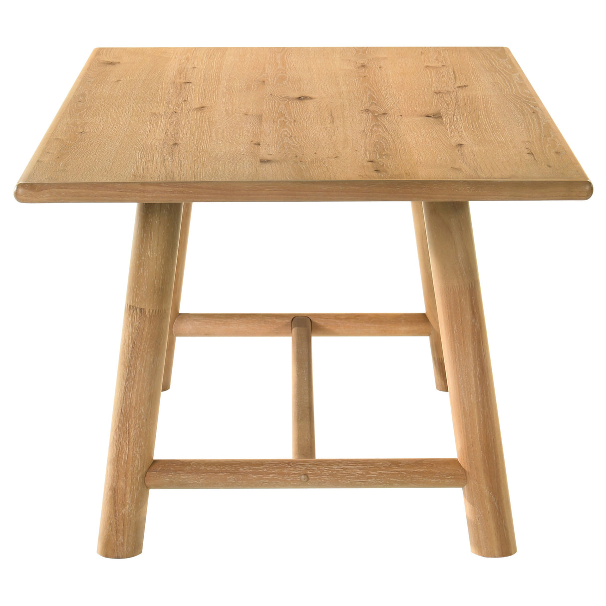 Duncan 7-Piece Rectangular Dining Set, Washed Oak
