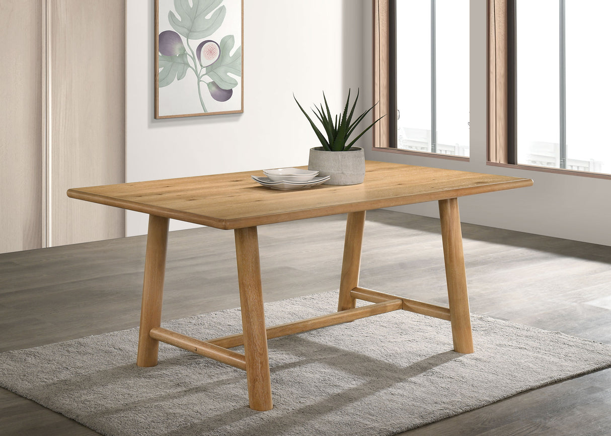 Duncan 71-Inch Rectangular Dining Table in Washed Oak