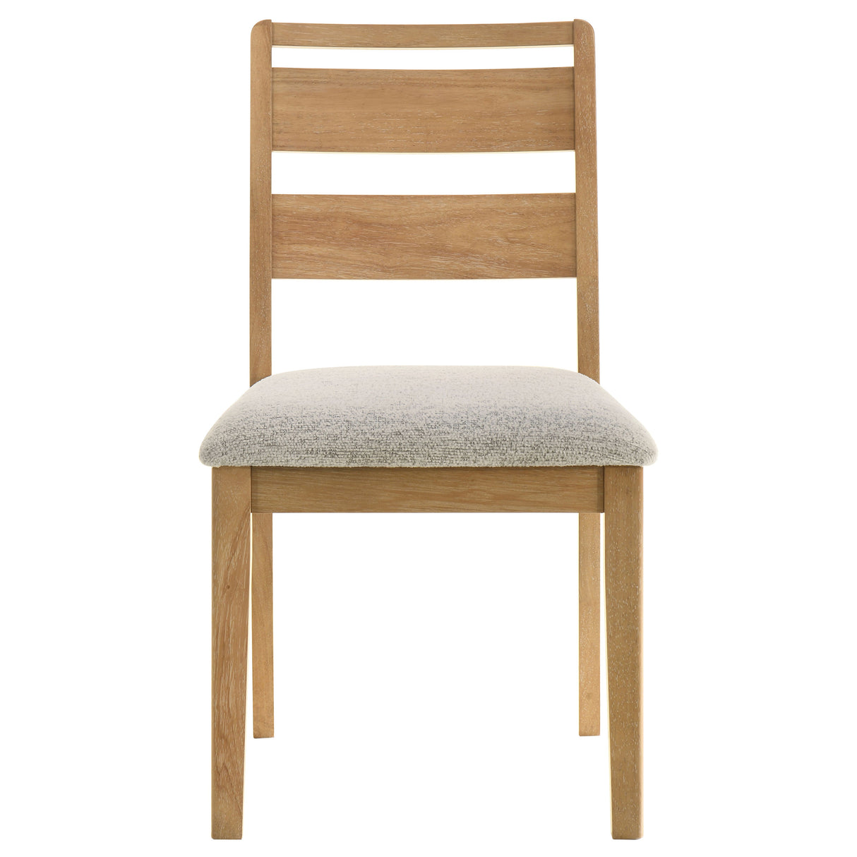 Duncan Ladder Back Dining Side Chair, Washed Oak (Set of 2)