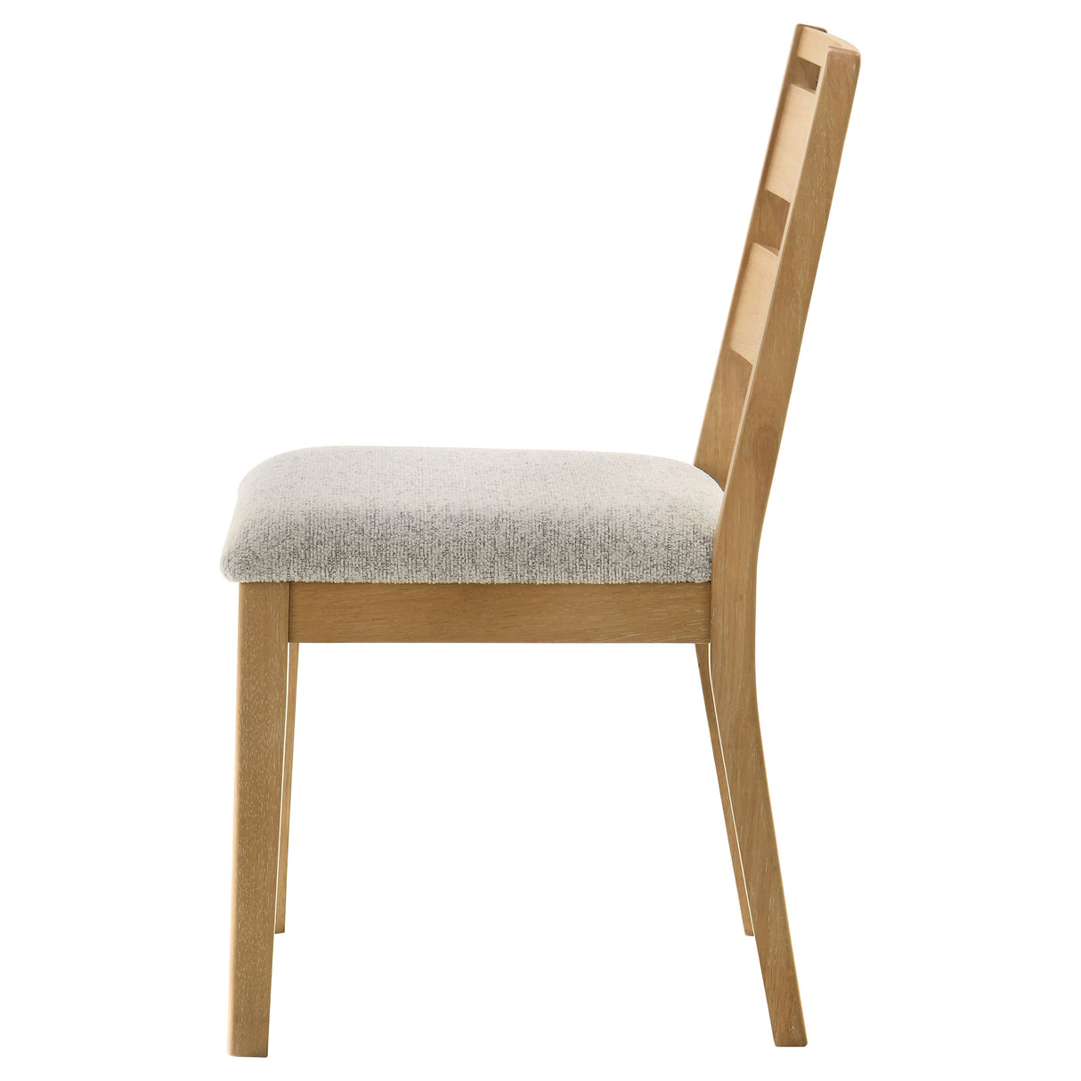 Duncan Ladder Back Dining Side Chair, Washed Oak (Set of 2)