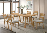 Duncan Ladder Back Dining Side Chair, Washed Oak (Set of 2)