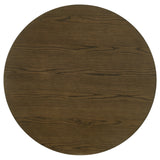 Ottowa 5-Piece Round Wood Dining Room Table Set, Brown