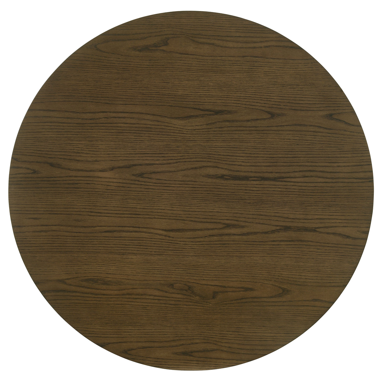 Ottowa 47-Inch Round Wood Dining Table with Shelf Brown