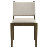 Ottowa Upholstered Dining Side Chair Brown, Set of 2