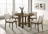 Ottowa Upholstered Dining Side Chair Brown, Set of 2