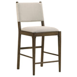 Ottowa 5-Piece Round Counter Height Dining Set in Brown