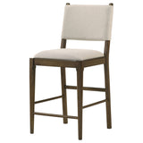 Ottowa Upholstered Counter Side Chair Brown, Set of 2