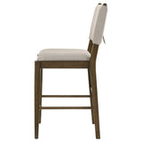 Ottowa Upholstered Counter Side Chair Brown, Set of 2