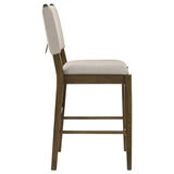 Ottowa Upholstered Counter Side Chair Brown, Set of 2