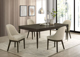 Reseda 5-Piece Extendable Dining Set in Ash Brown