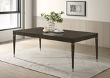 Reseda 81-inch Extension Dining Table Ash Brown