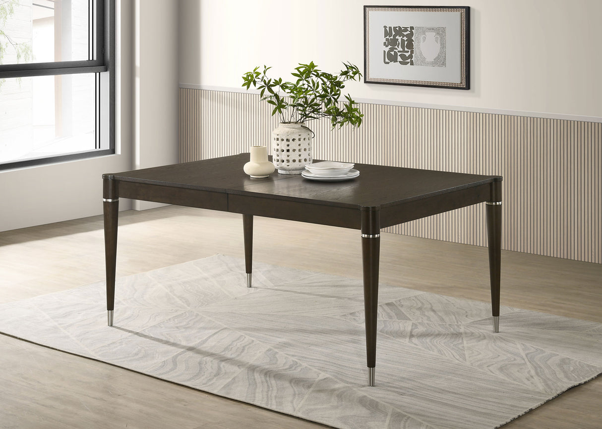Reseda 81-inch Extension Dining Table Ash Brown