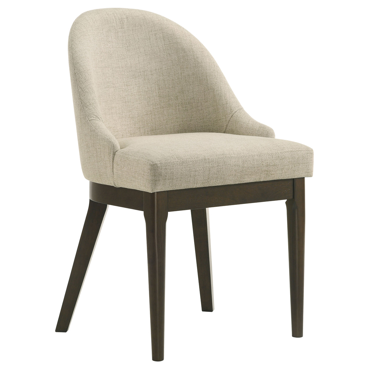 Reseda Upholstered Dining Side Chair Beige Set of 2