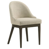 Reseda Upholstered Dining Side Chair Beige Set of 2