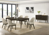 Reseda 4-Door Dining Sideboard Server - Ash Brown