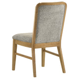 Croyden 7-Piece Dining Set, Weathered Natural with Grey Chairs