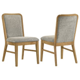 Croyden Dining Side Chair in Grey, Set of 2