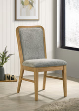 Croyden Dining Side Chair in Grey, Set of 2