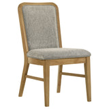 Croyden Dining Side Chair in Grey, Set of 2