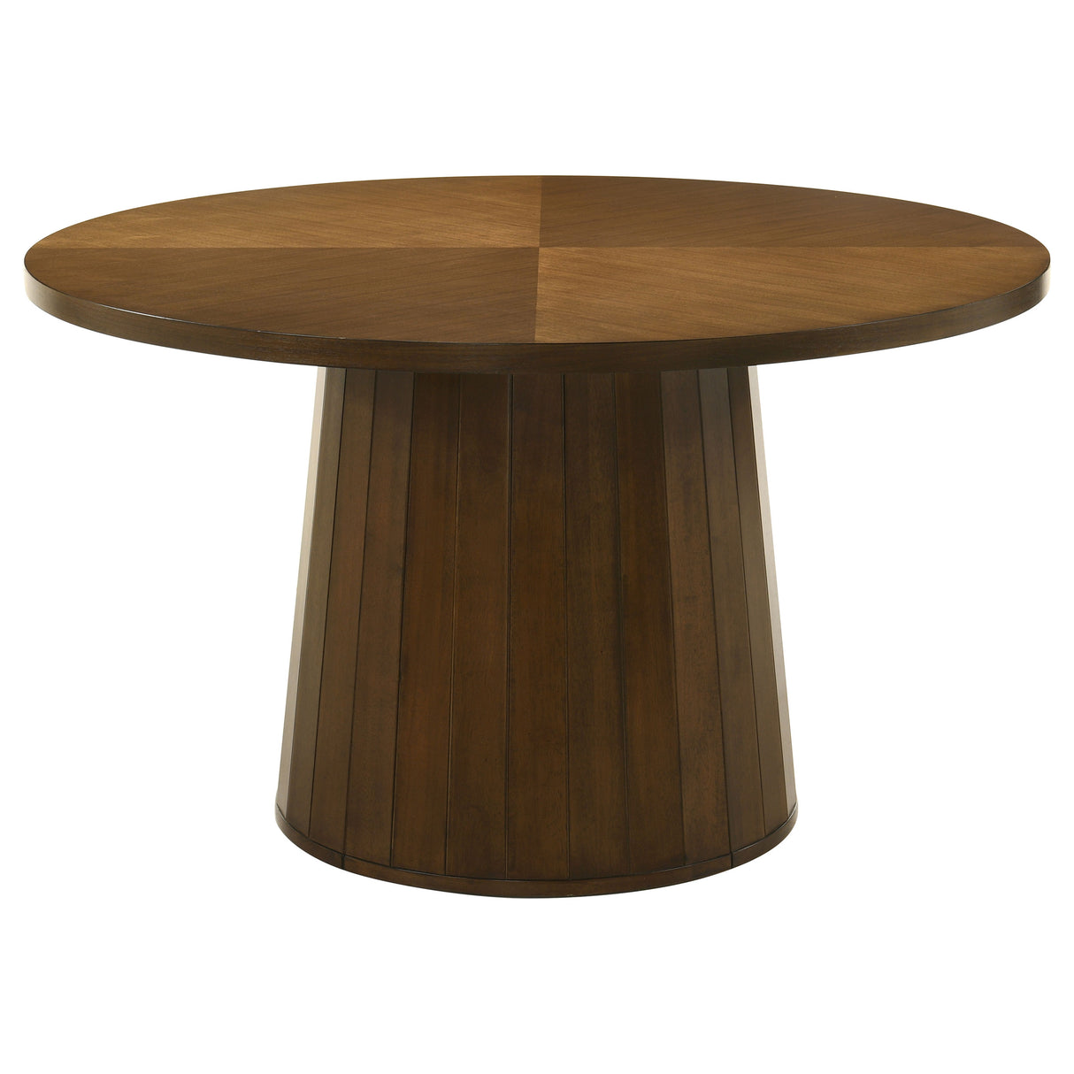 Galindo 52" Round Walnut Veneer Dining Table