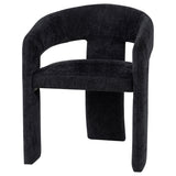 Carlow Upholstered Dining Arm Chair - Black (Set of 2)