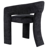 Carlow Upholstered Dining Arm Chair - Black (Set of 2)