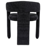 Carlow Upholstered Dining Arm Chair, Black (Set of 2)