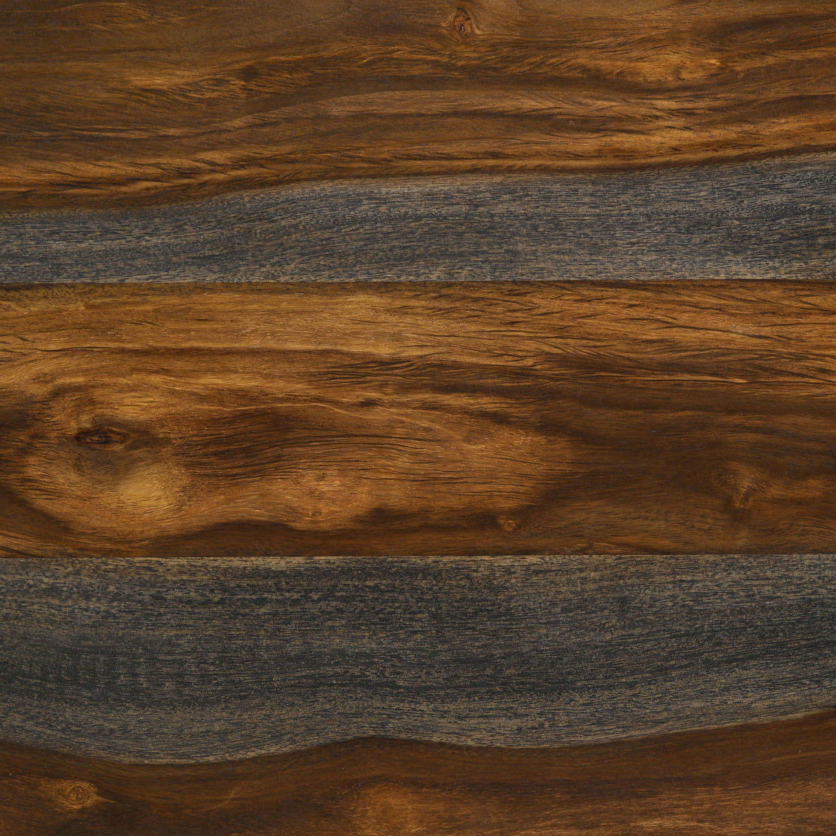 Neve 80-Inch Live Edge Dining Table Grey Sheesham