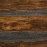 Neve 80-Inch Live Edge Dining Table Grey Sheesham