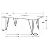 Neve 80-Inch Live Edge Dining Table Grey Sheesham