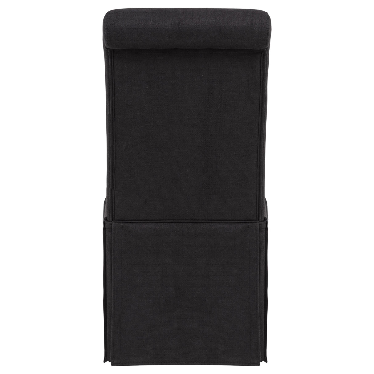 Shawna Upholstered Skirted Side Chair Black - Set of 2