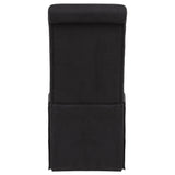 Shawna Upholstered Skirted Side Chair Black (Set of 2)