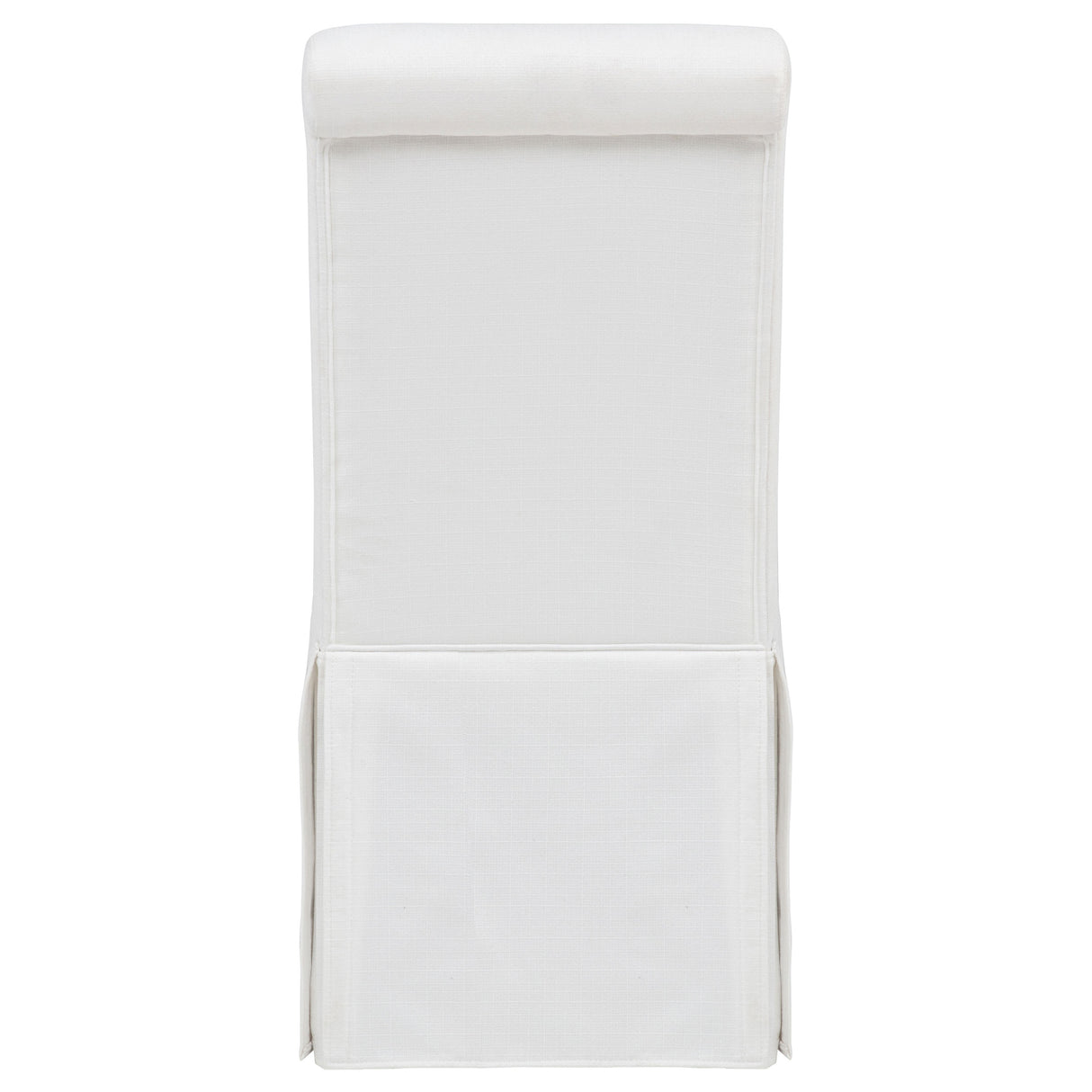 Shawna White Upholstered Skirted Side Chair, Set of 2