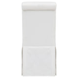 Shawna White Upholstered Skirted Side Chair, Set of 2