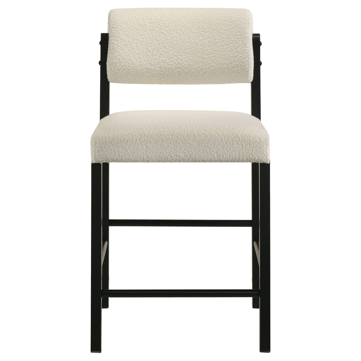 Hamlyn 5-Piece Round Counter Height Dining Set in Cream and Black