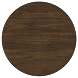 Hamlyn 43" Round Walnut Wood Counter Height Dining Table