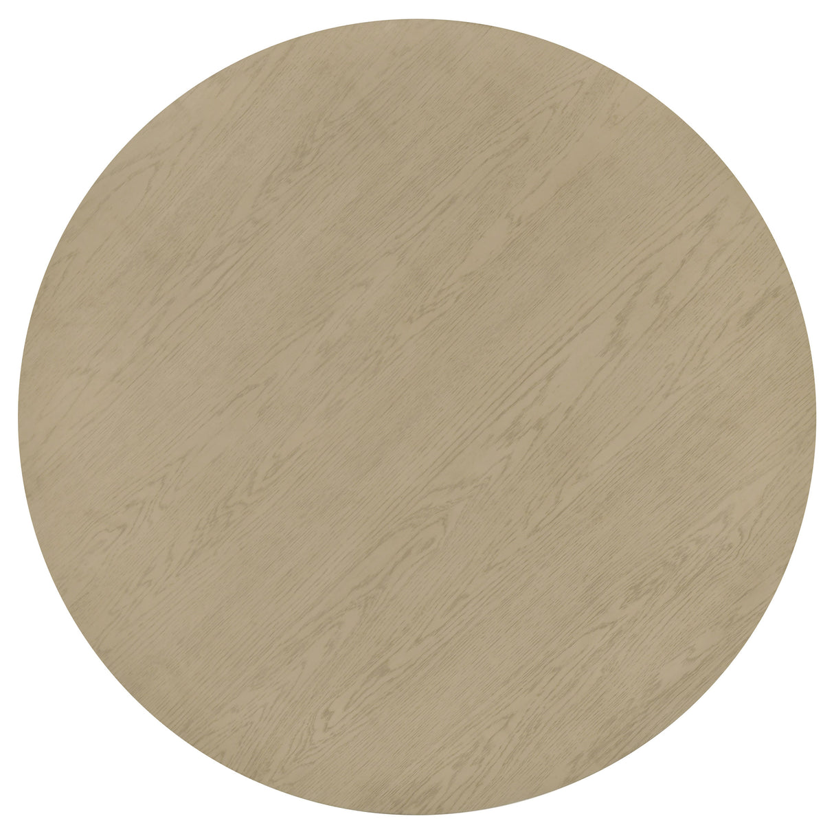 Strouse 47" Round Pedestal Dining Table, Natural Oak