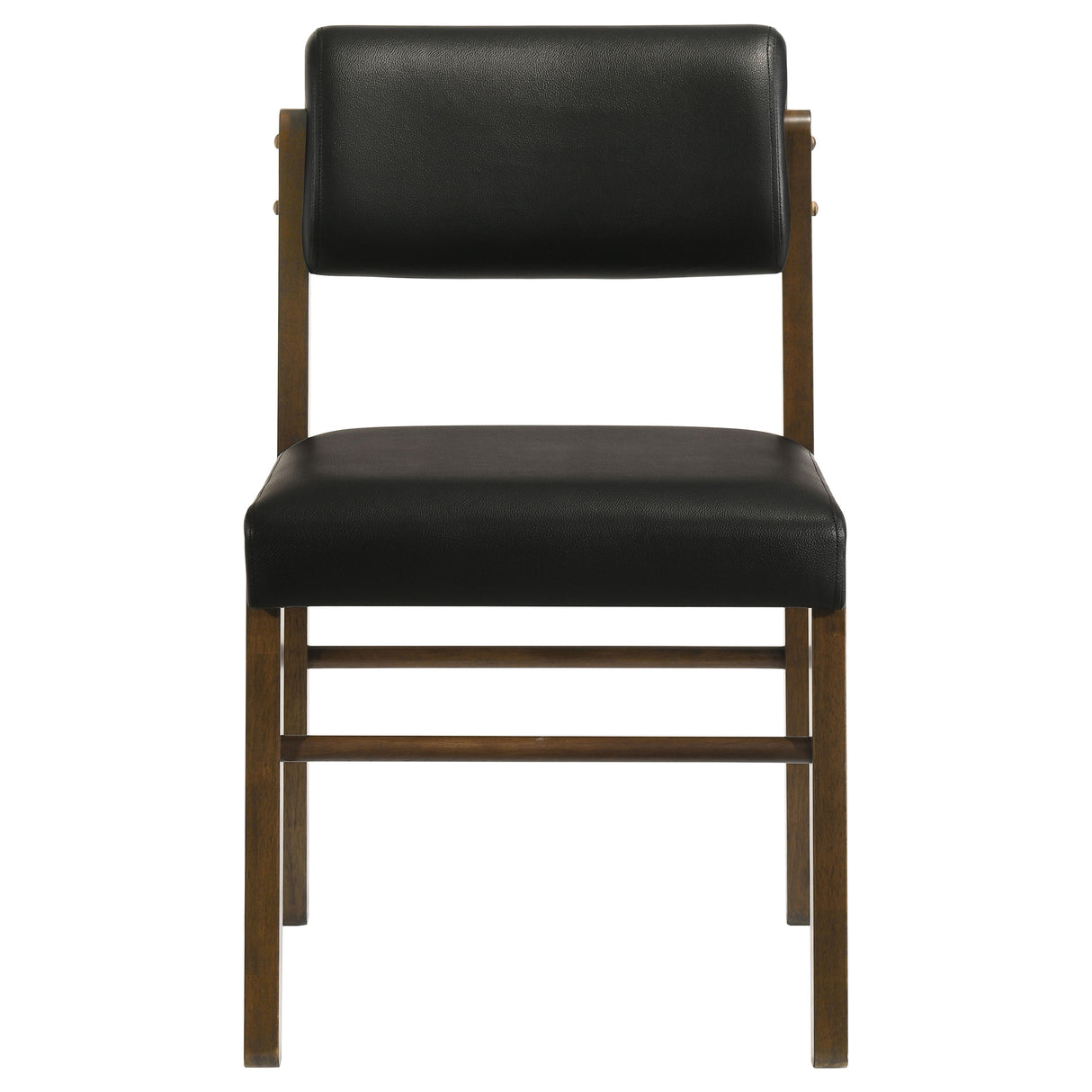 Strouse 5-Piece Dining Set, Walnut and Black