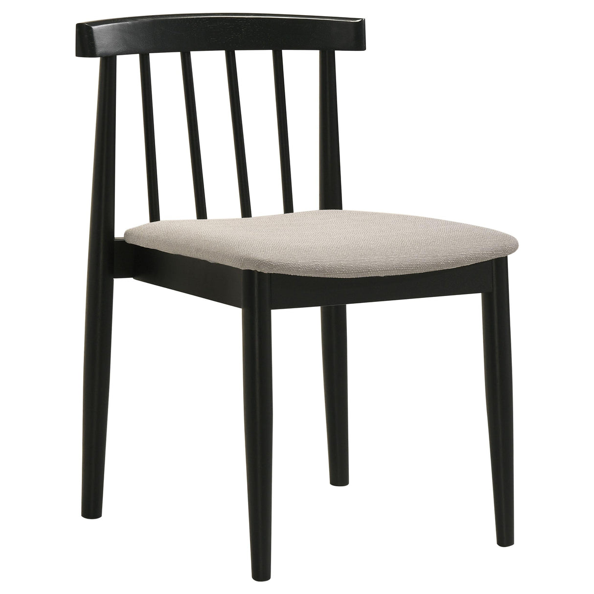 Cullen Dining Side Chair, Black/Wheat (Set of 2)