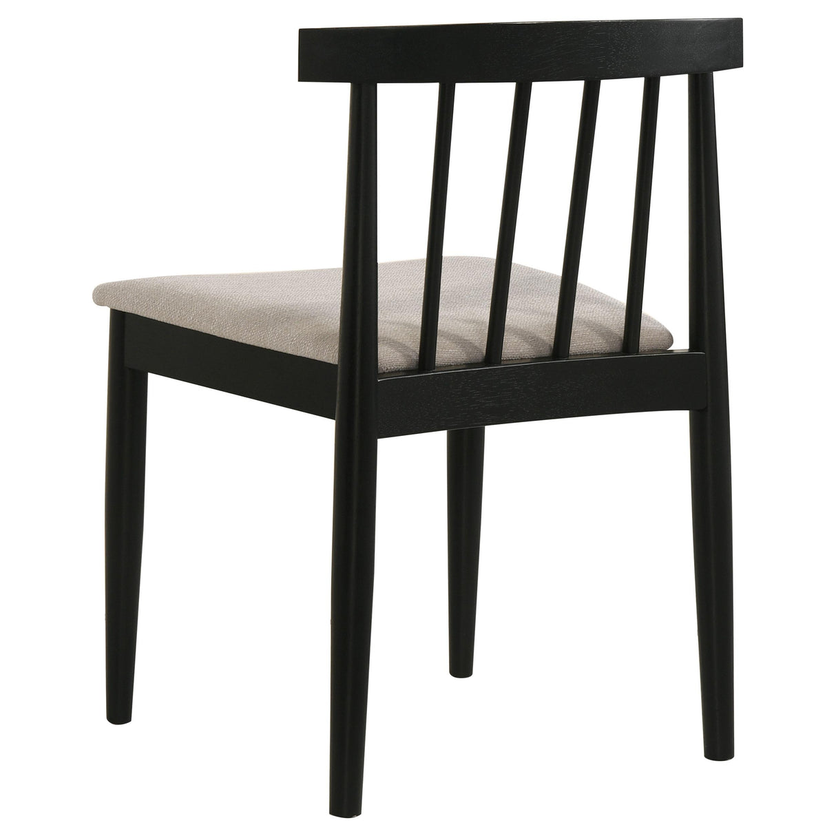 Cullen Dining Side Chair, Black/Wheat (Set of 2)