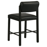 Decker 7-Piece 70-Inch Counter Height Dining Set, Black
