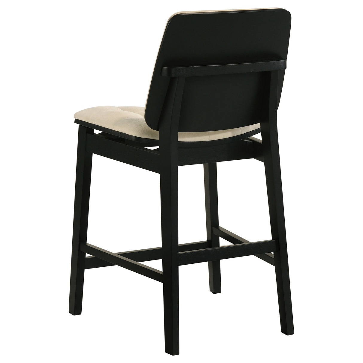 Decker 7-Piece 70-Inch Counter Height Dining Set Cream Black